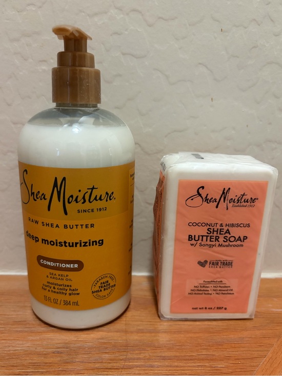 Shea Moisture Other - Shea Moisture Deep Moisturizing Conditioner & Shea Butter Soap - Yellow